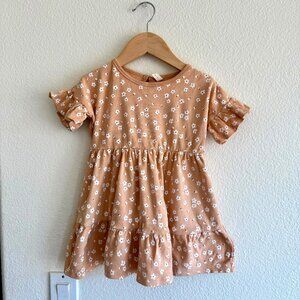 Q by Quincy Mae 2 piece Floral Dress 2-3Y
